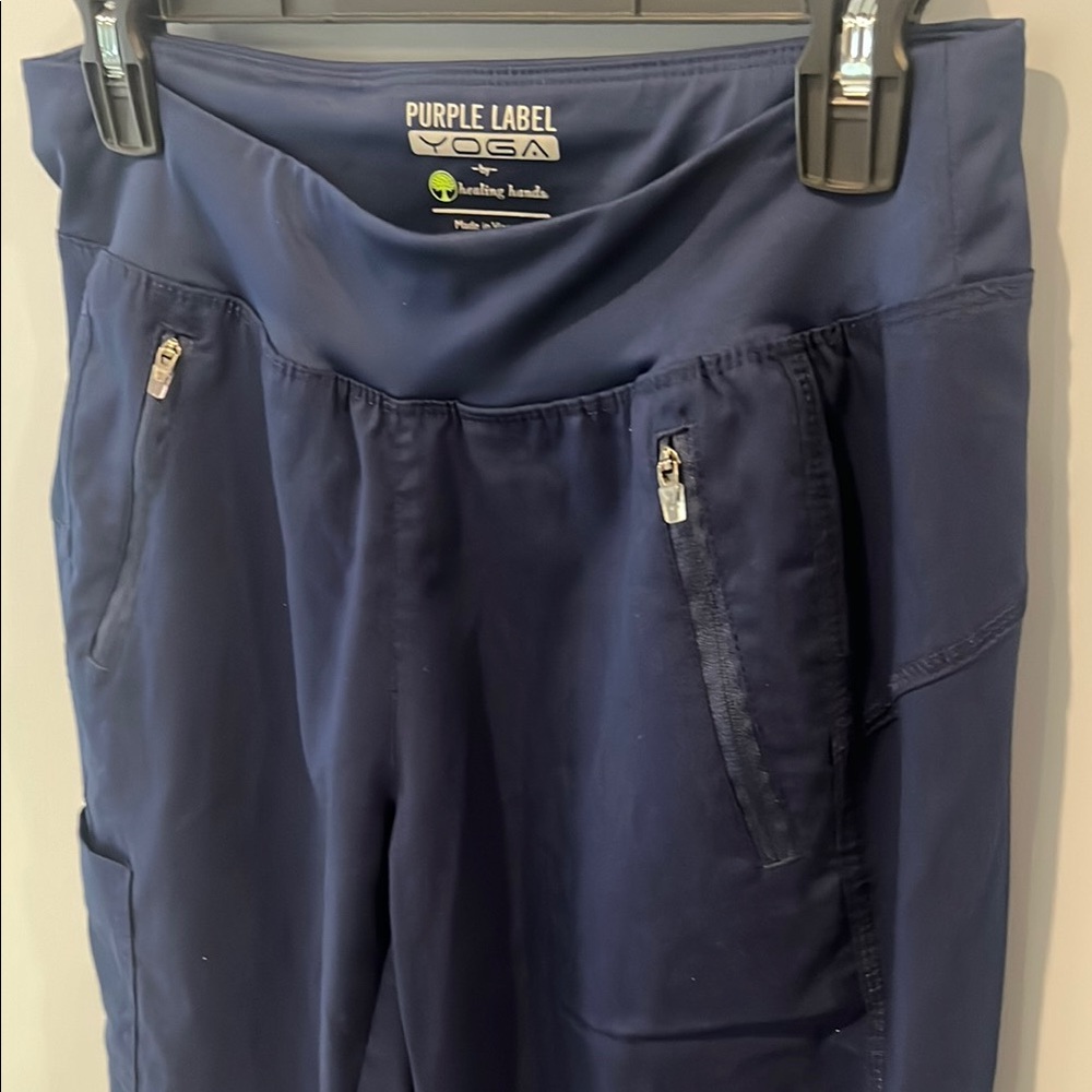 Healing Hands Purple Label YOGA 9233 Jogger Cargo Scrub Pant - Picture 10 of 10